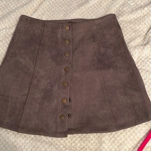 Button up skirt super cute